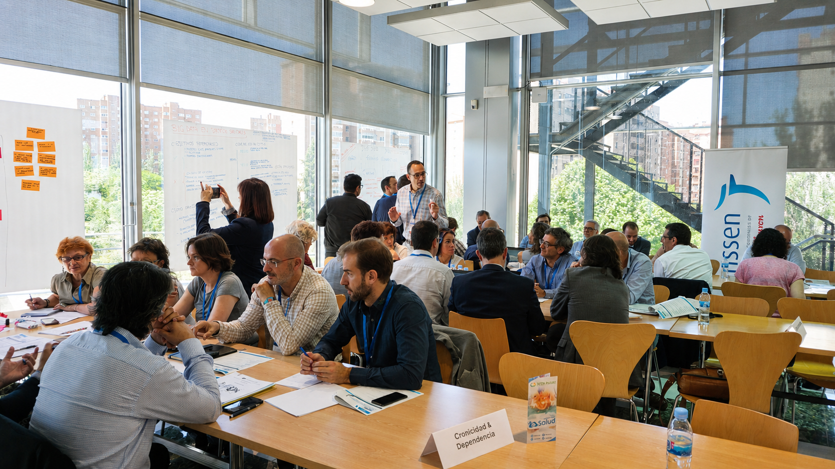 Sesión de design thinking y cocreación en salud